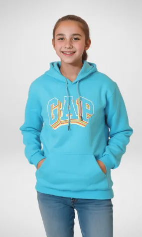 Kids New Hoodie With 3D Logo - Baby Blue