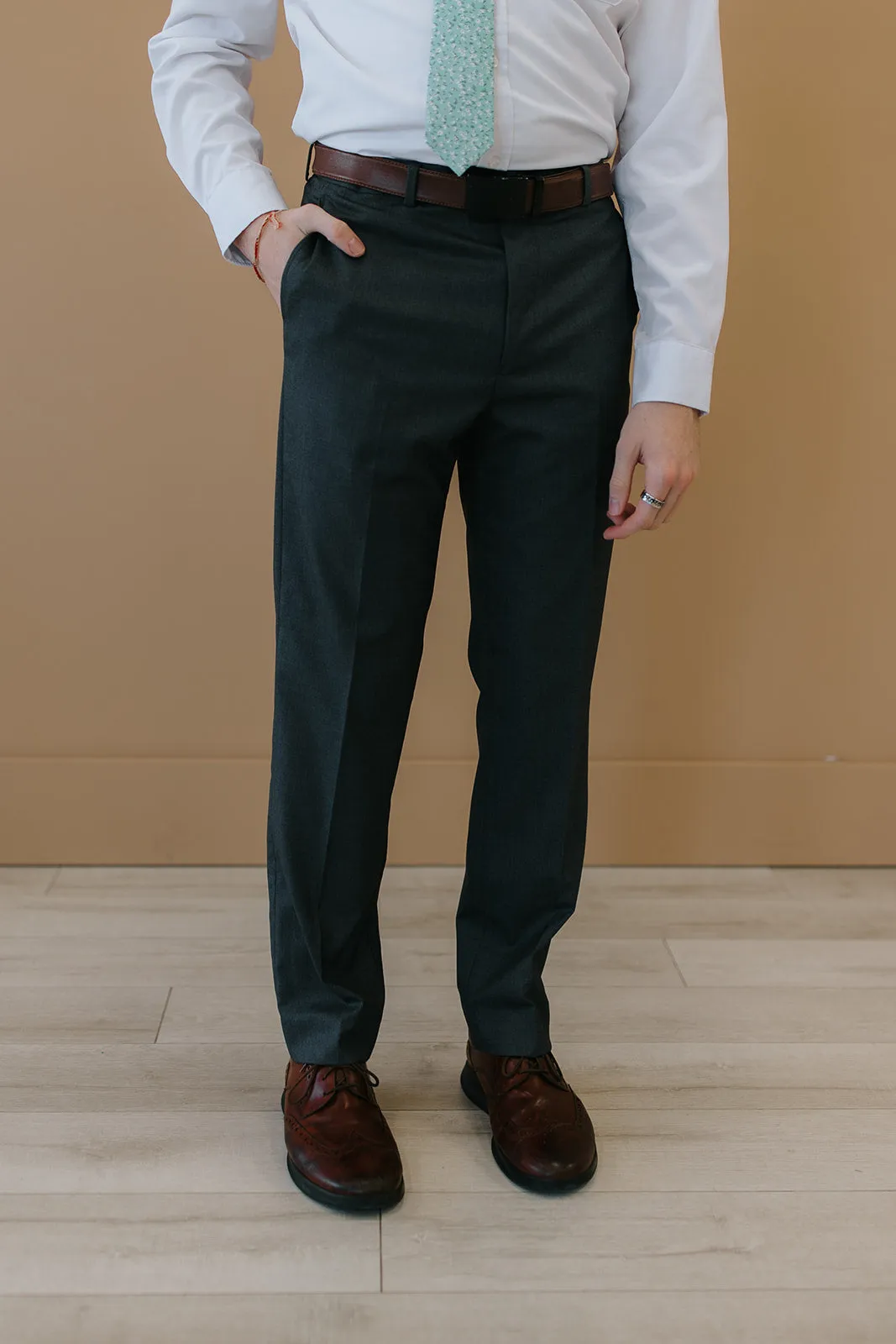 Legacy Suit Pant Charcoal