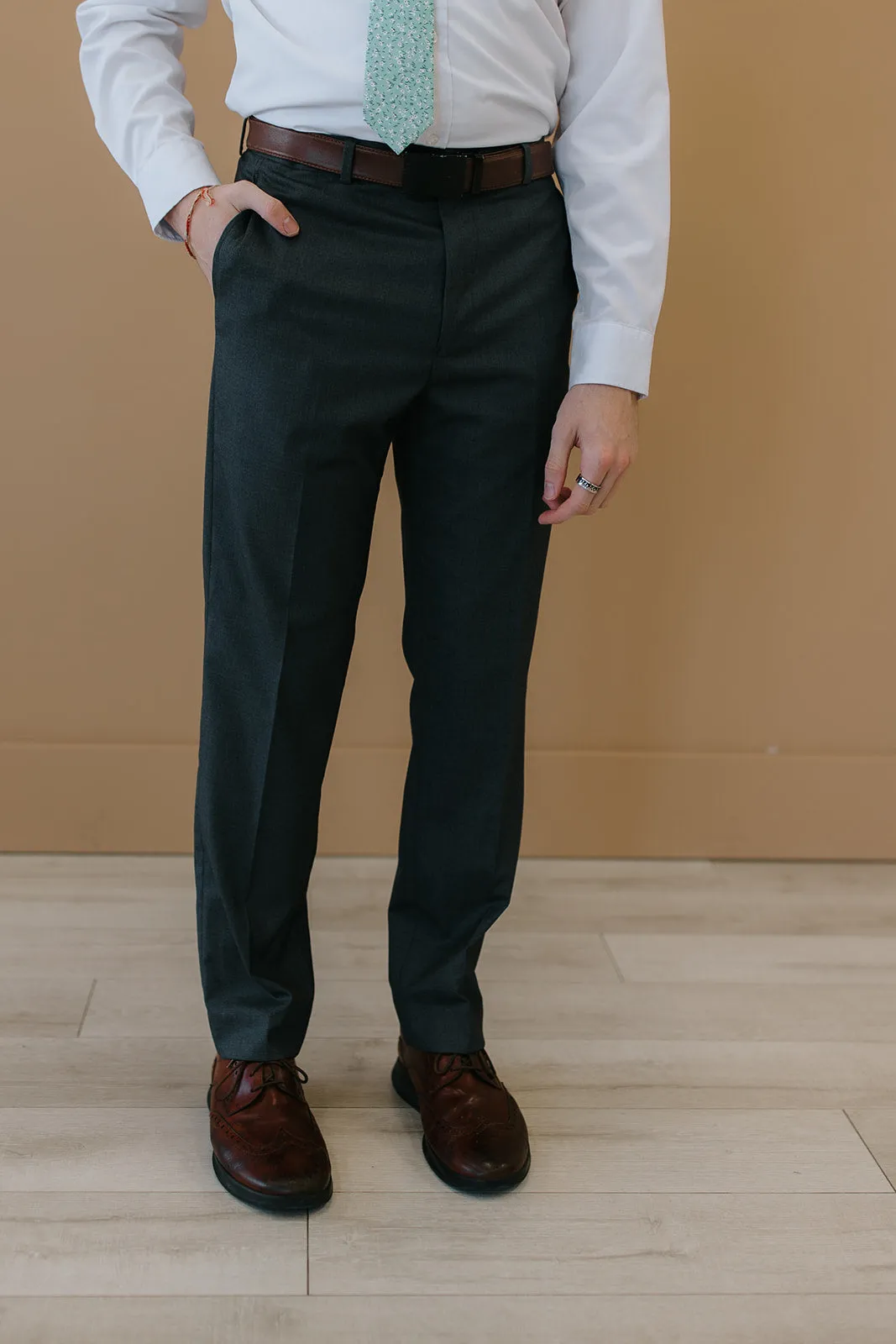 Legacy Suit Pant Charcoal