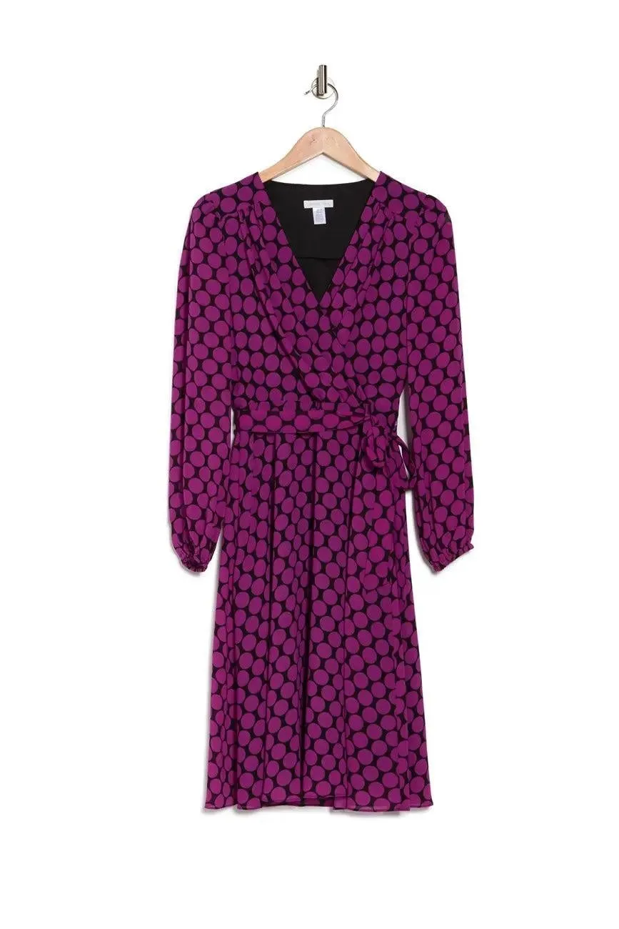 London Times-Purple Dots Midi