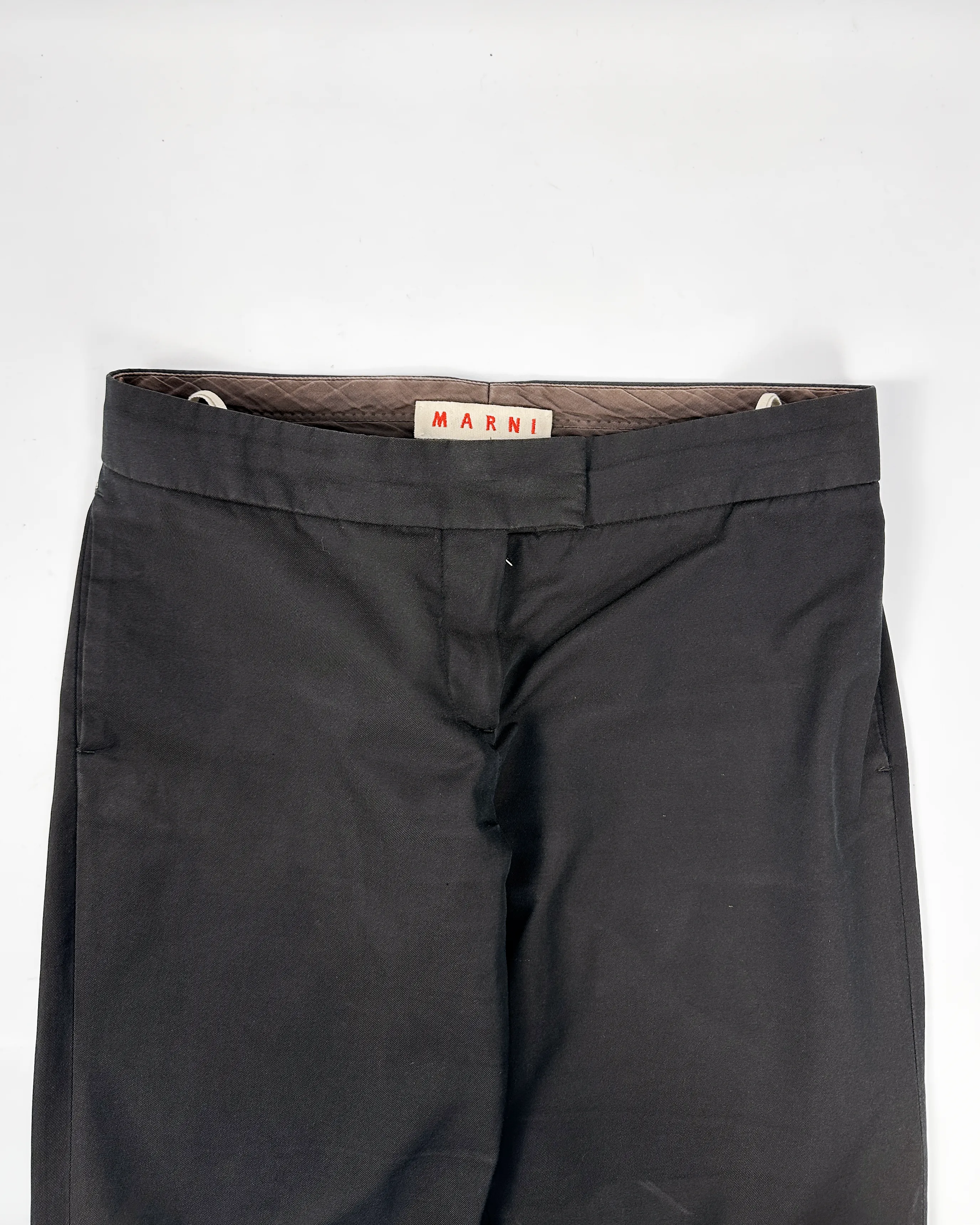 Marni Dark Brown Chino Pants 2000's