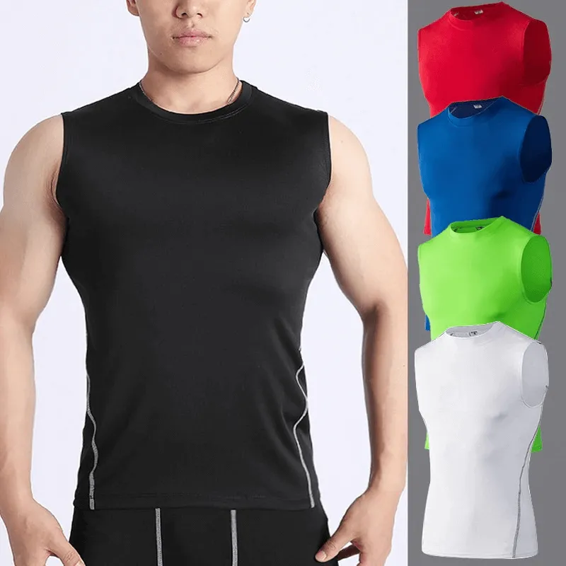 Men's Compression Lightweight Fitness Gyms Tank Top - SF0654