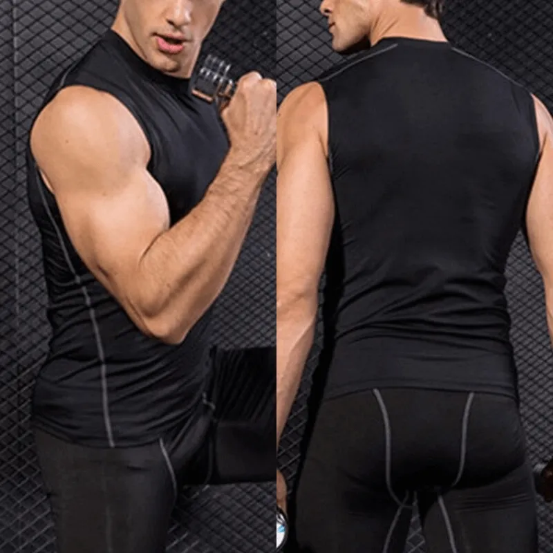 Men's Compression Lightweight Fitness Gyms Tank Top - SF0654