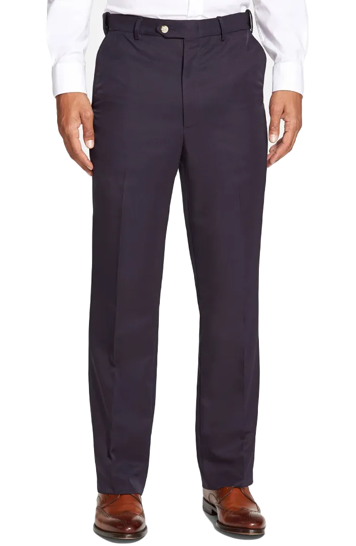 Microfiber Performance Trouser<br>Flat Front<br>Regular Rise