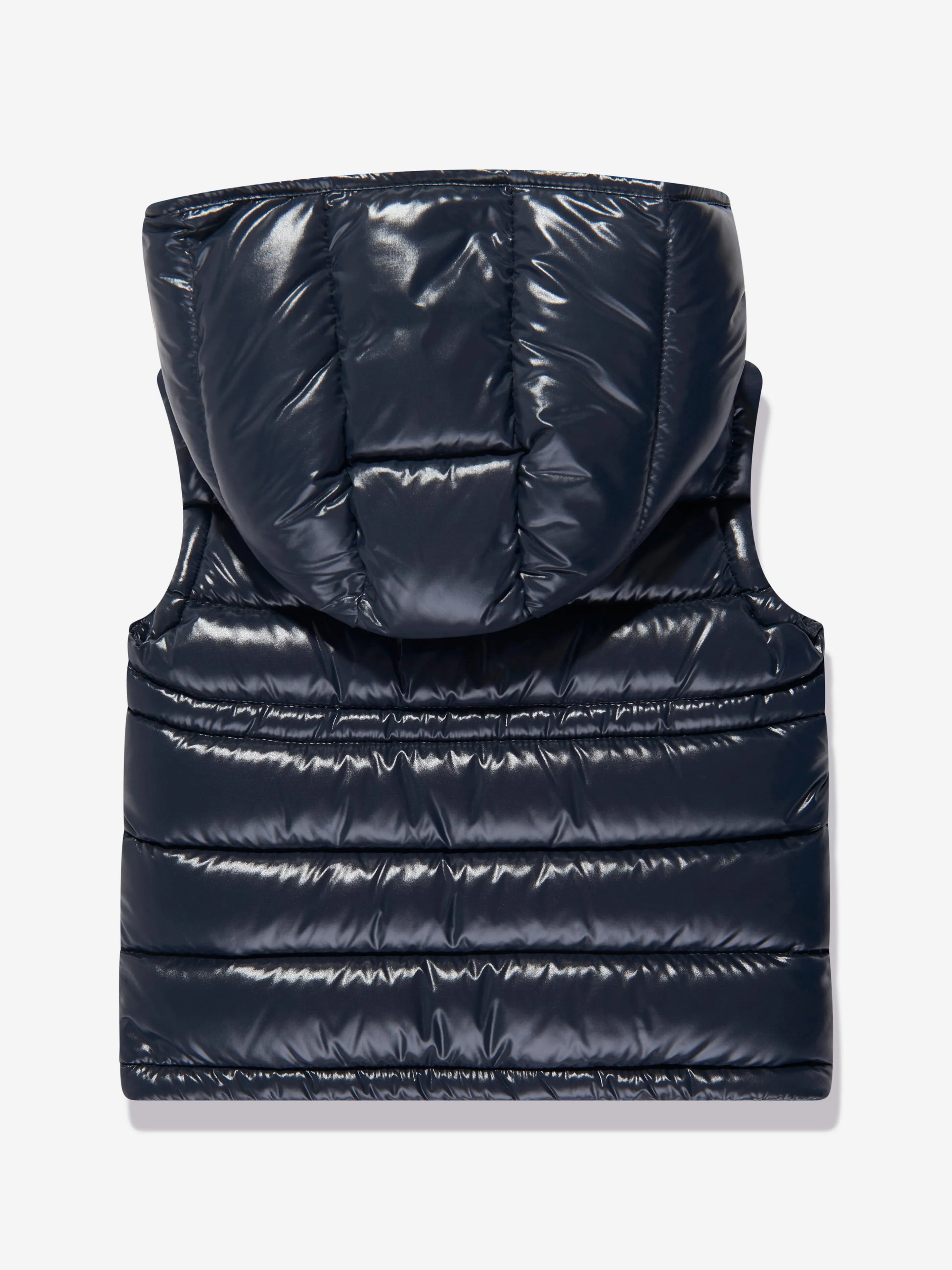 Moncler Enfant Girls Down Padded Ania Gilet in Navy