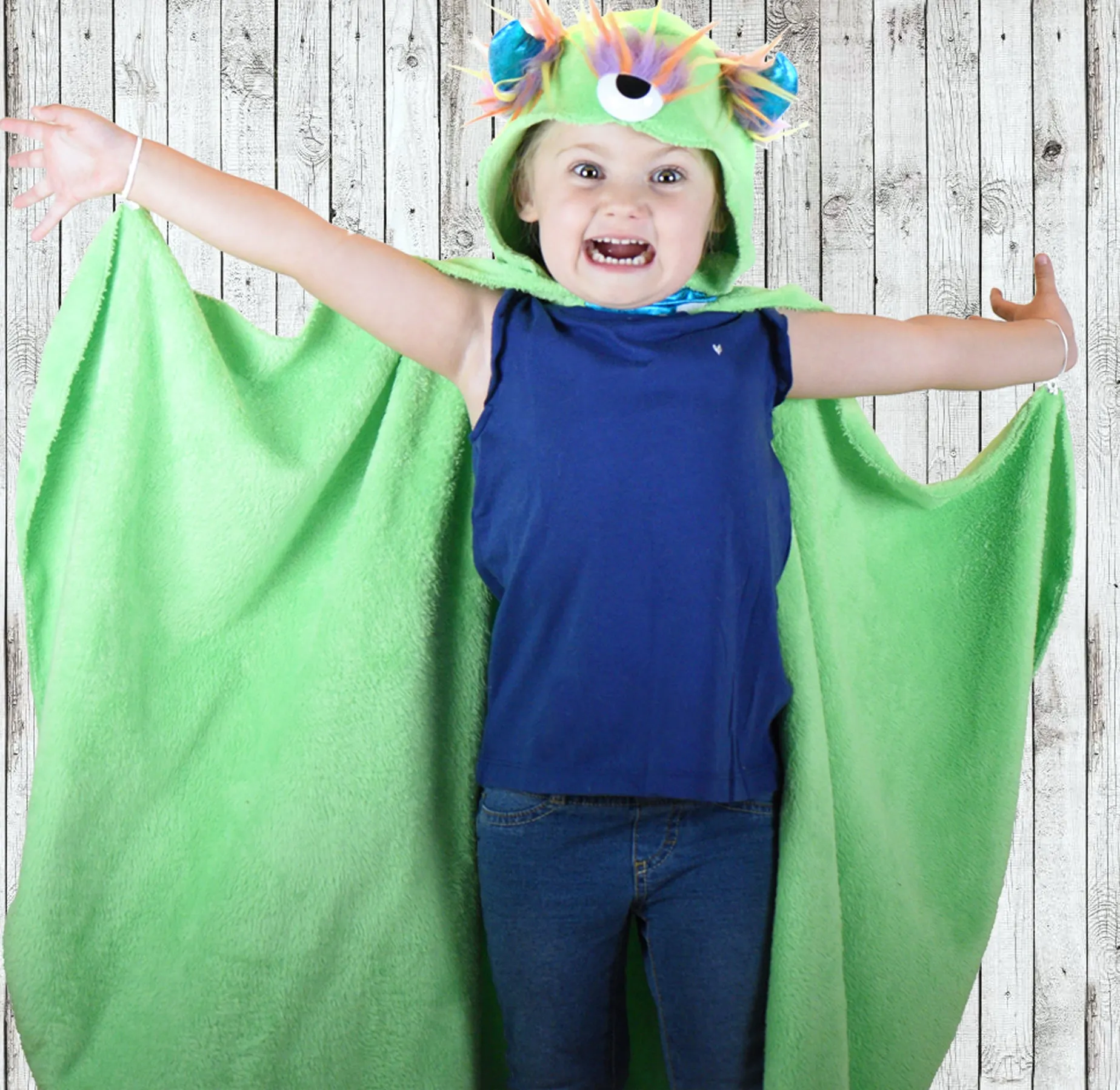 Monster Cape Costume for Imaginative Play and Halloween