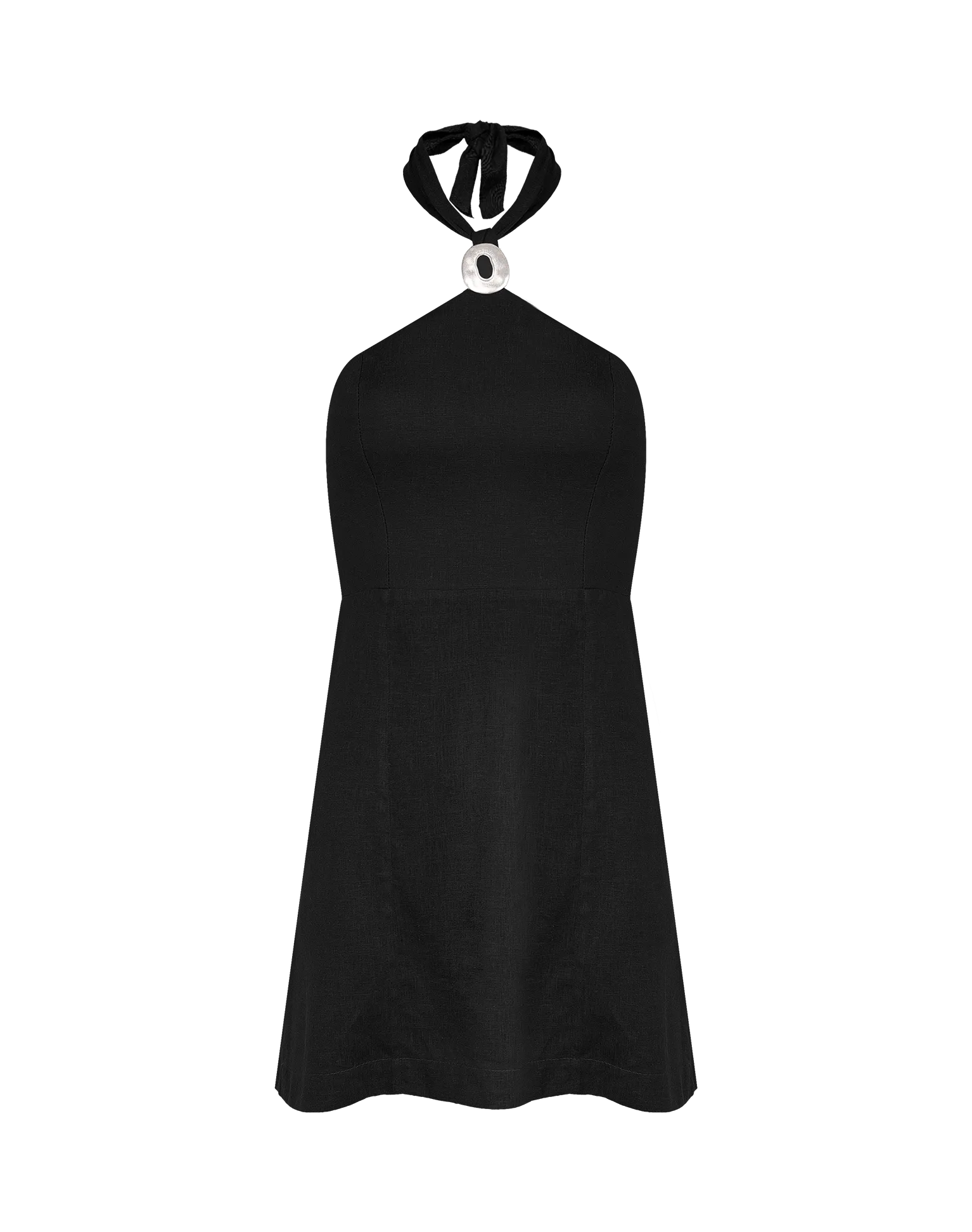 Naori Short Dress - Black