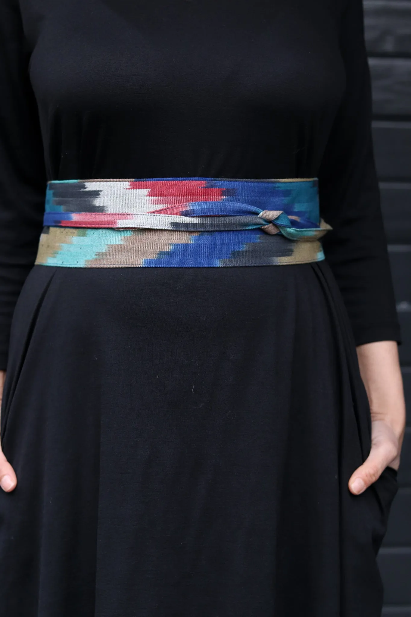 NEW! IKAT Wrap Belt Symmetry