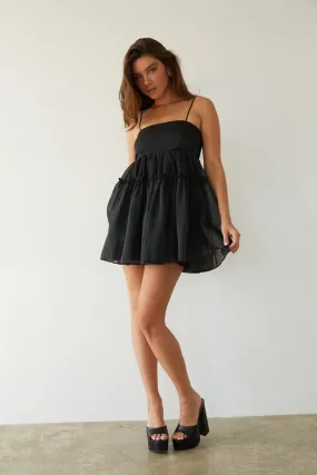 Noah Organza Babydoll Mini Dress