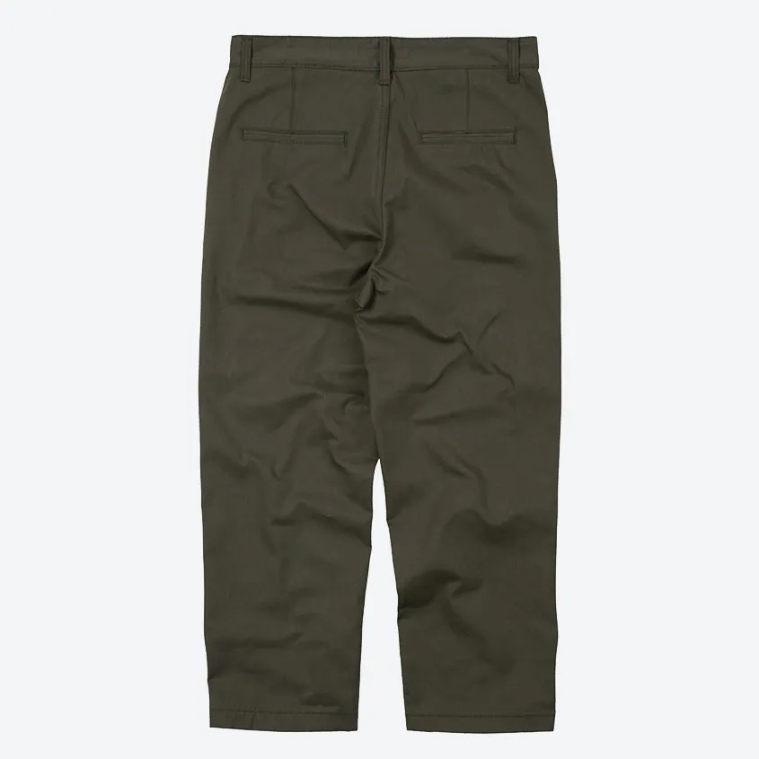 OG HAWORTH ONE TUCK PANTS - OLIVE