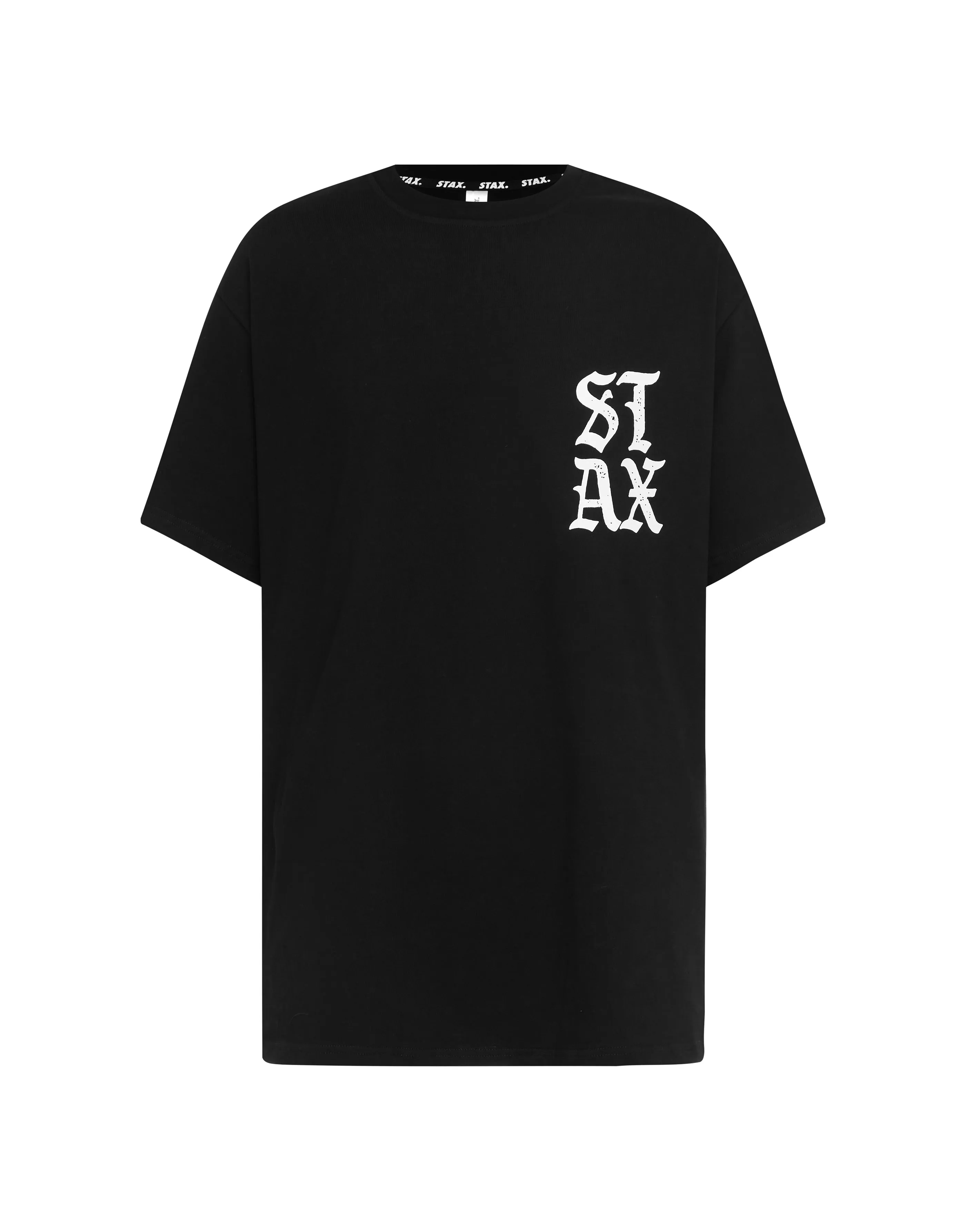 Old English Mens Tee - Black/White