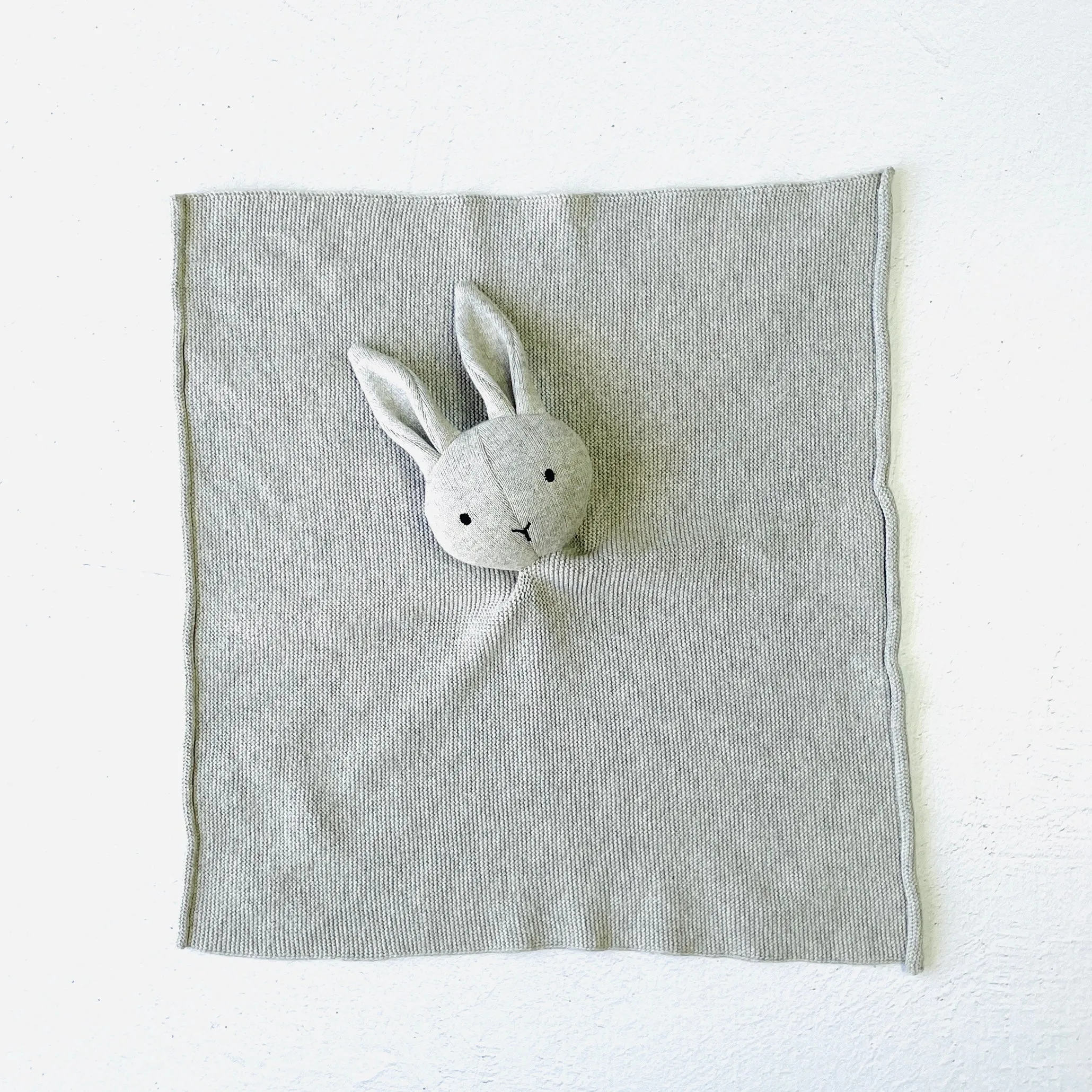 Organic Baby Lovey Security Blanket Cuddle Cloth  - Bunny (5 Colors)