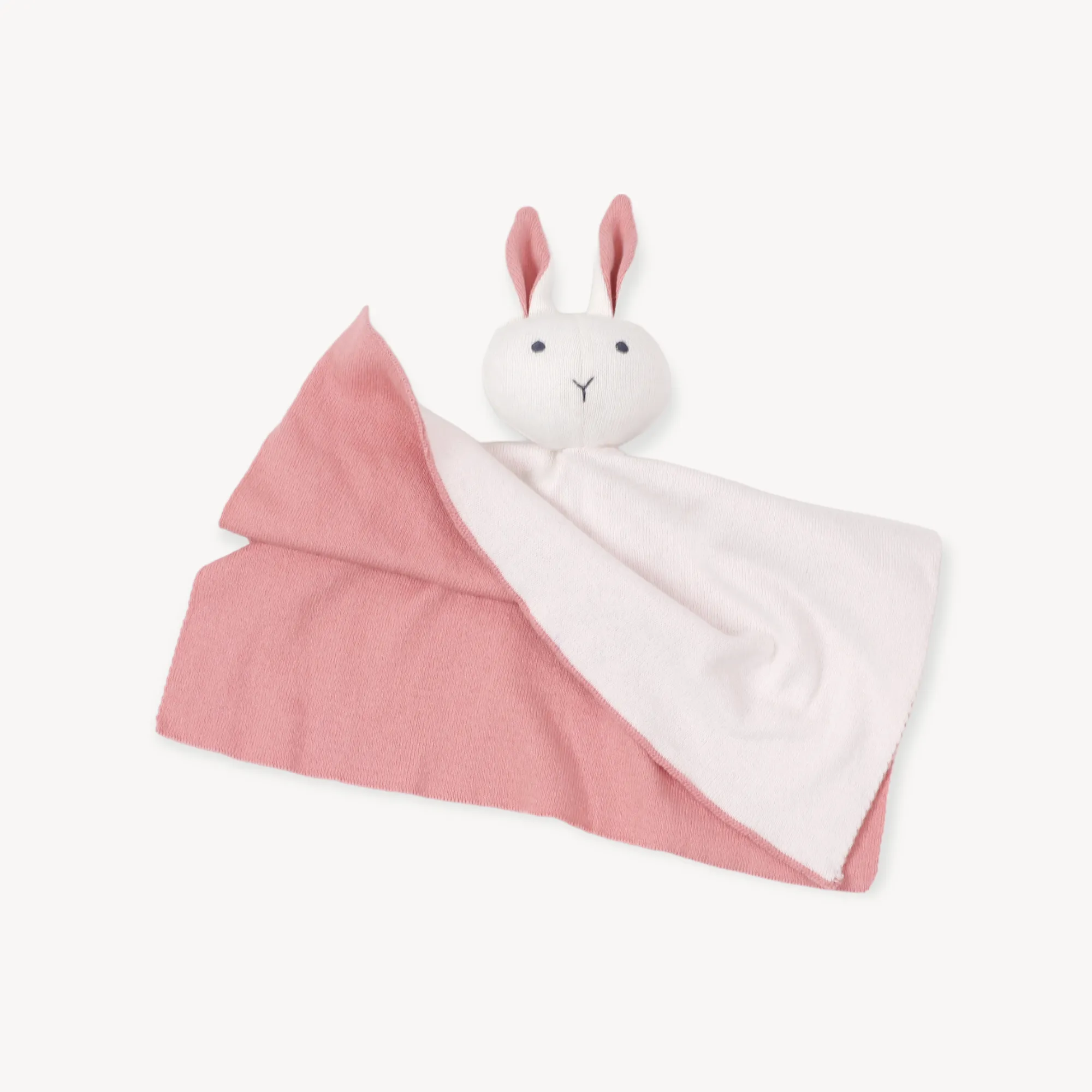 Organic Baby Lovey Security Blanket Cuddle Cloth  - Bunny (5 Colors)