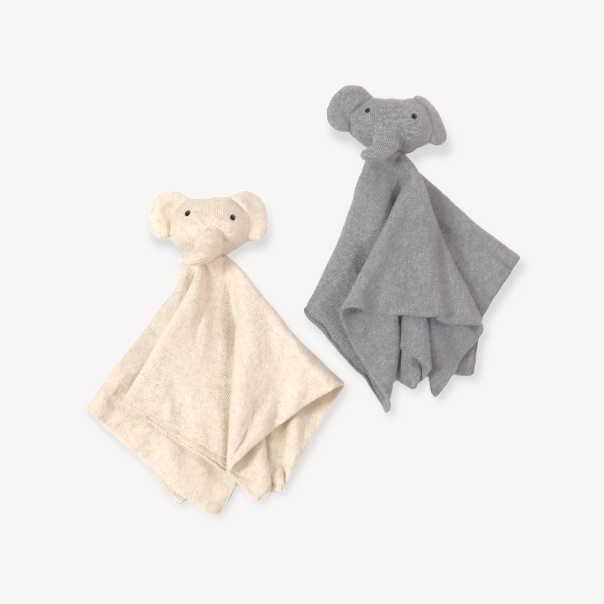 Organic Baby Lovey Security Blanket Cuddle Cloth  - Elephant (3 Options)