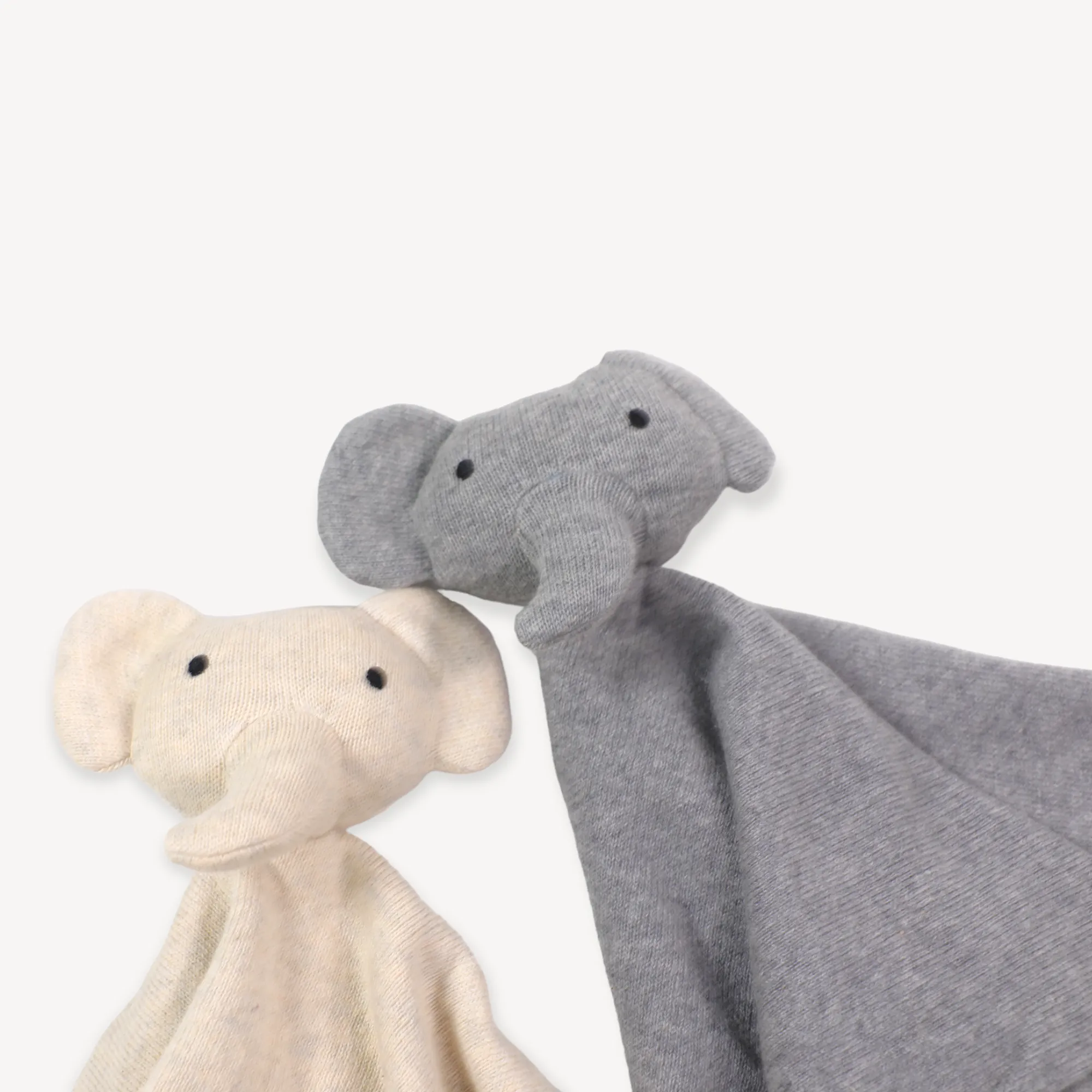 Organic Baby Lovey Security Blanket Cuddle Cloth  - Elephant (3 Options)