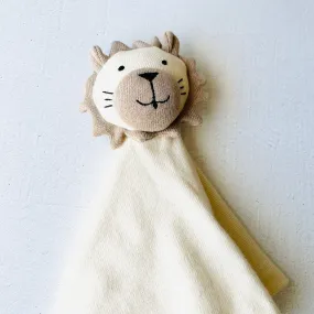 Organic Baby Lovey Security Blanket Cuddle Cloth  - Lion