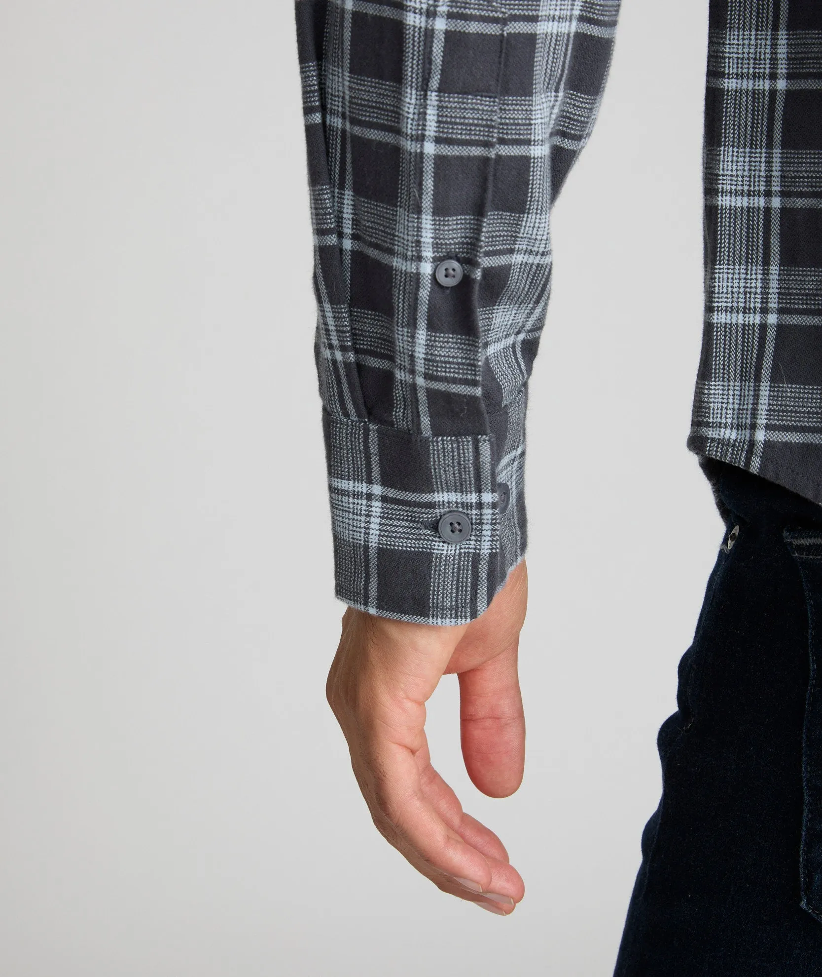 Organic Cotton Plaid Flannel Shirt