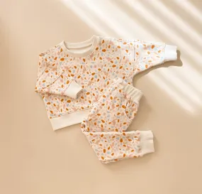 Organic Cotton Tracksuit Set- Dino Terrazzo