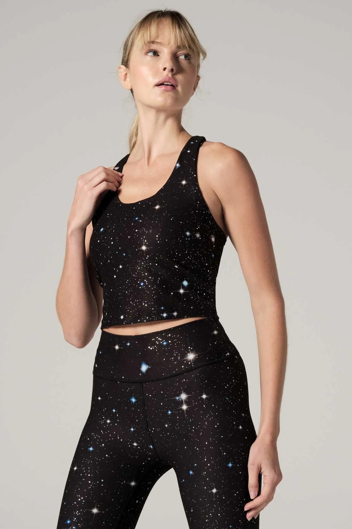 Paula Cropped Tank Cosmic Quest