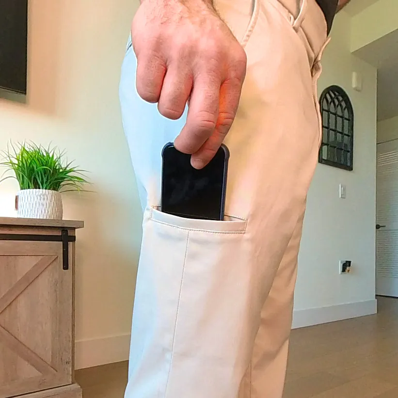 Perfect Pocket Dress Pants With Cell Phone Pocket