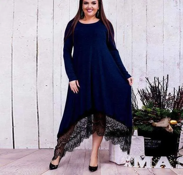 Plus Size - Beautiful Lace women dress  (US 14-22W)