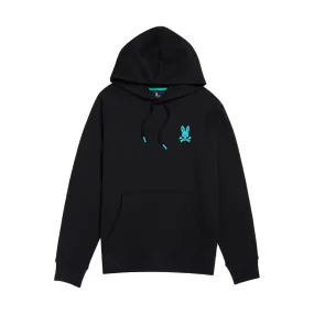 Psycho Bunny Bennett Popover Hoodie in Black