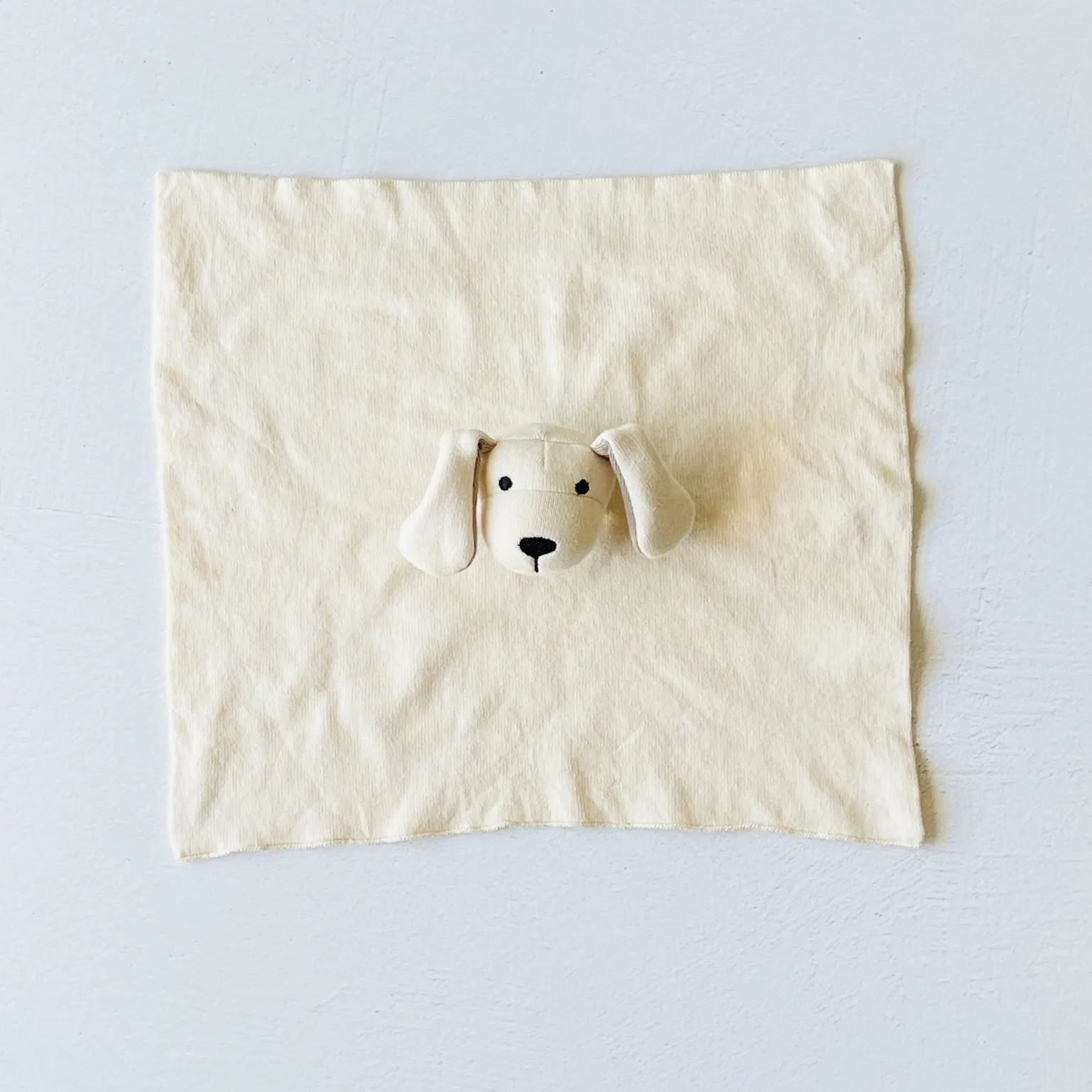 Puppy Dog - Organic Baby Lovey Security Blanket Cuddle Cloth (2 Colors)