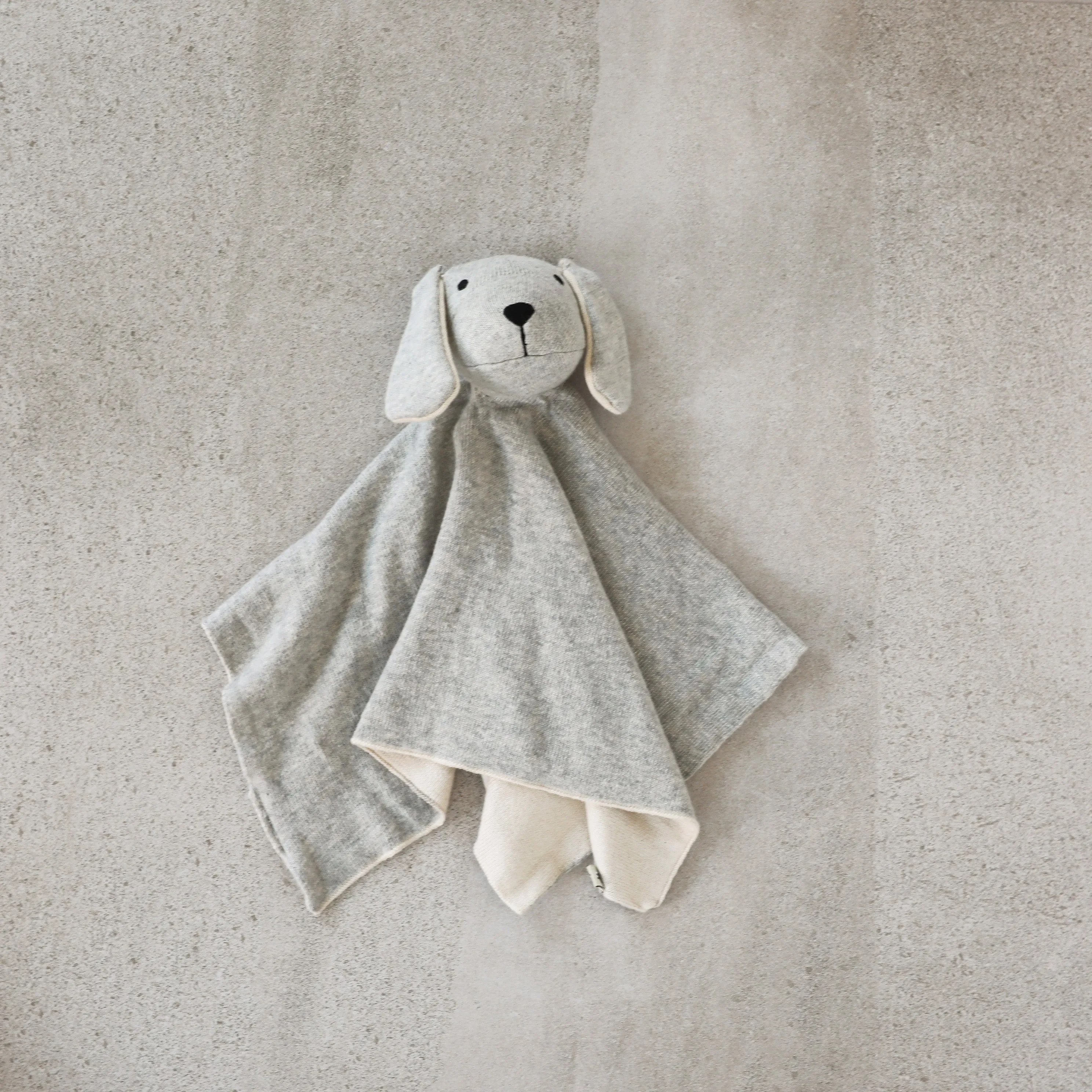 Puppy Dog - Organic Baby Lovey Security Blanket Cuddle Cloth (2 Colors)