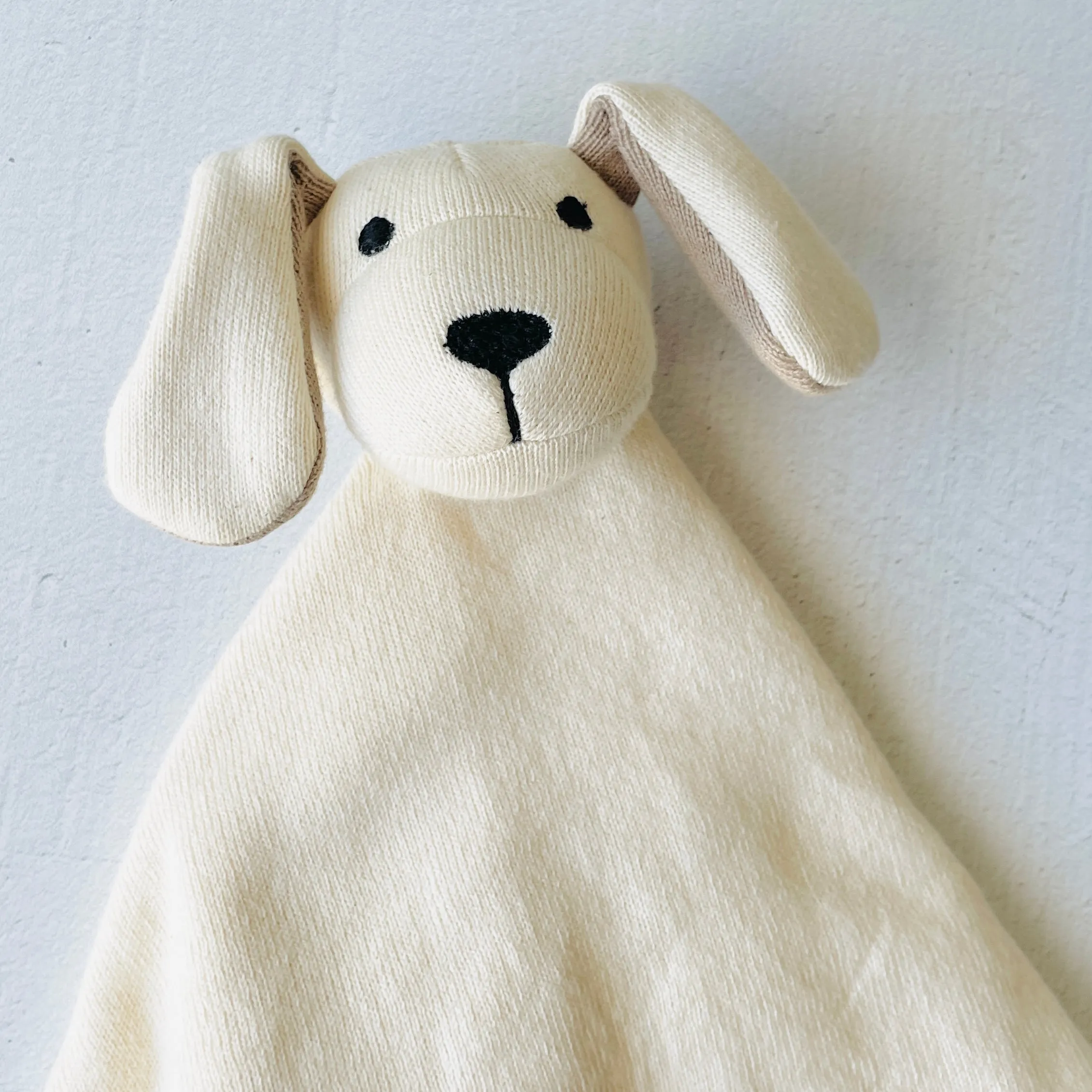 Puppy Dog - Organic Baby Lovey Security Blanket Cuddle Cloth (2 Colors)