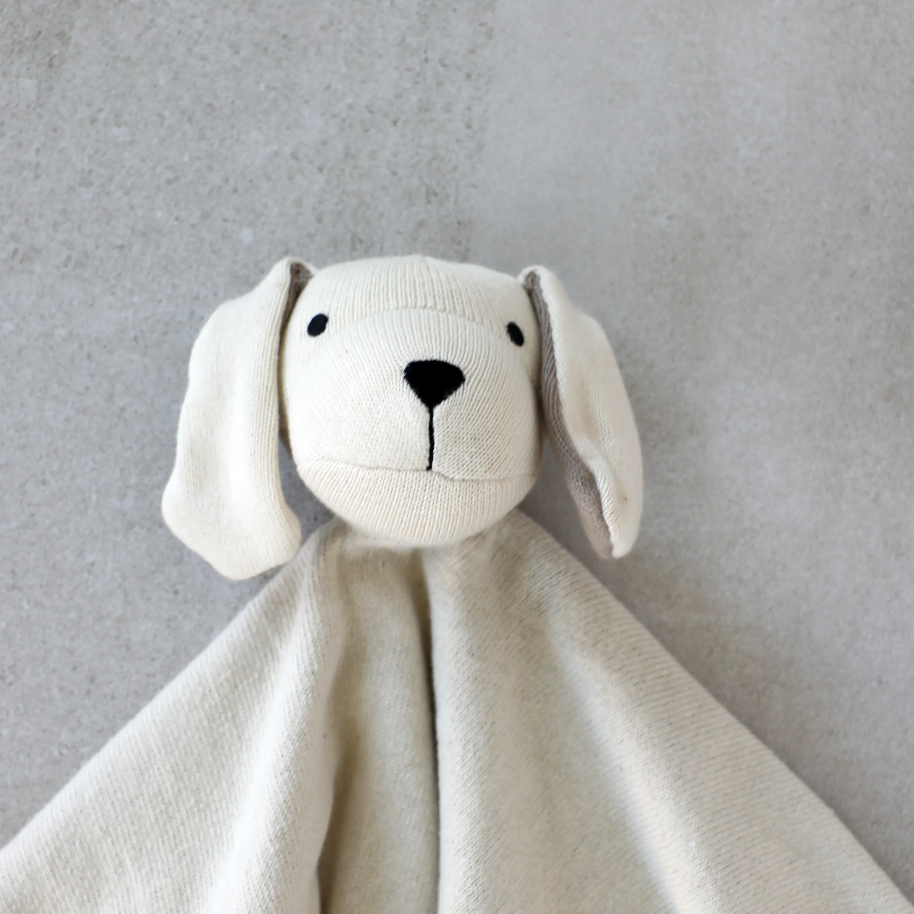 Puppy Dog - Organic Baby Lovey Security Blanket Cuddle Cloth (2 Colors)