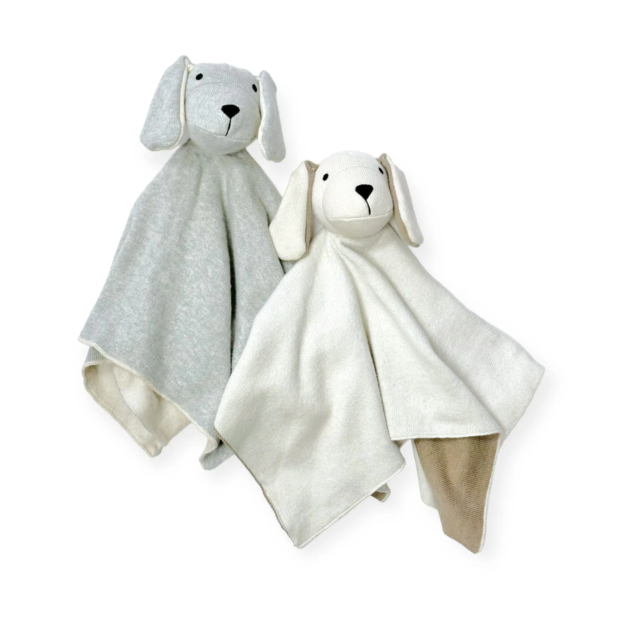 Puppy Dog - Organic Baby Lovey Security Blanket Cuddle Cloth (2 Colors)