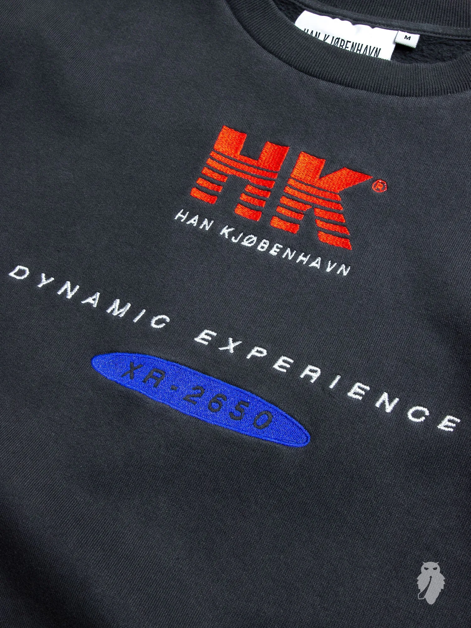 "Dynamic Experience" Crewneck Sweater in Vintage Black