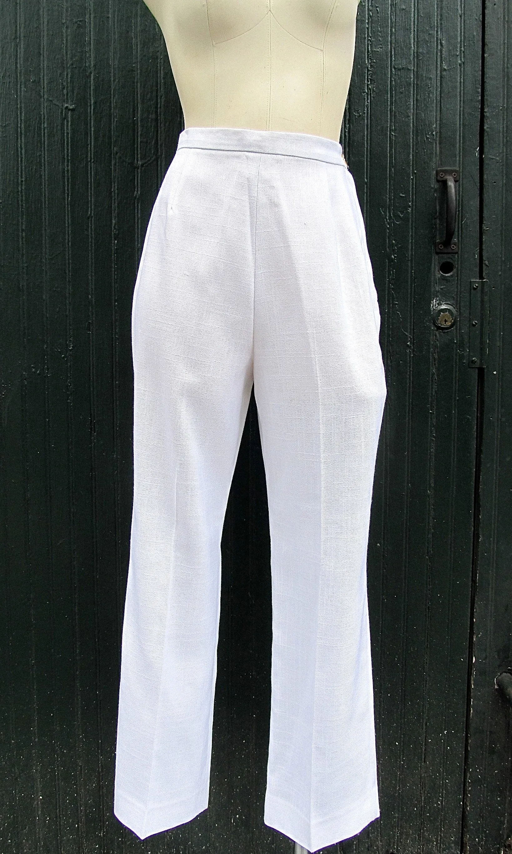 RESORT READY 1960s R&K Originals Butterfly Aplique Dead Stock Pants Set, Sz Small