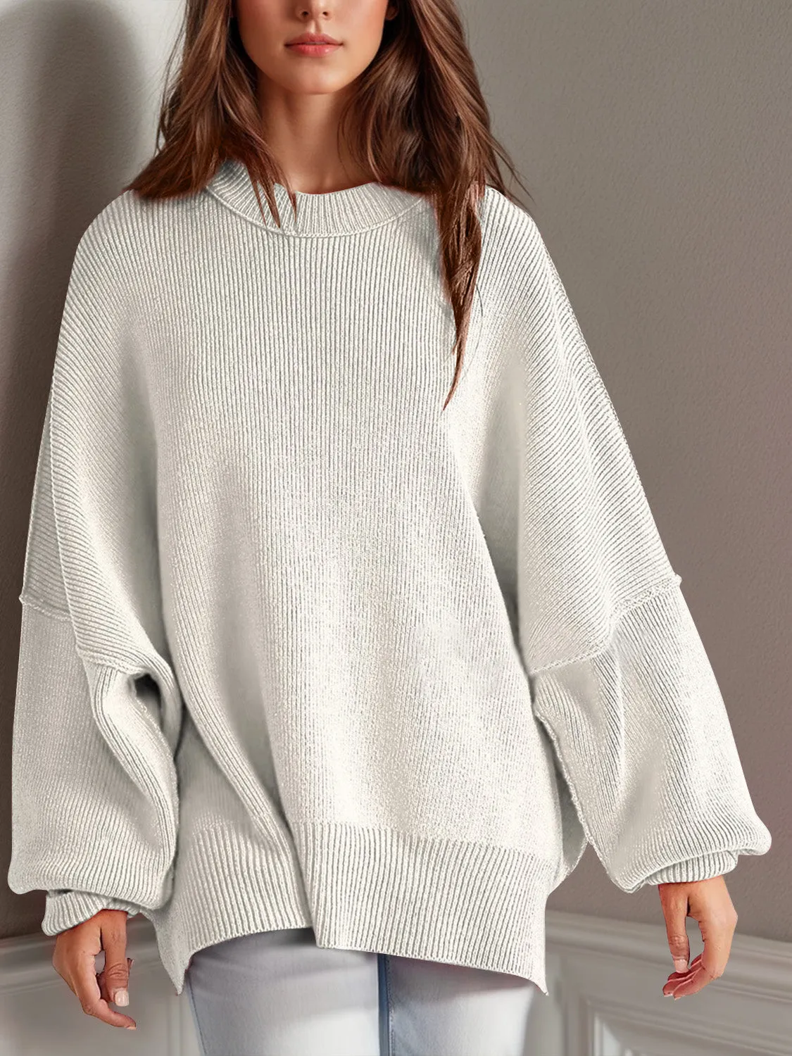 Side Slit Sweater