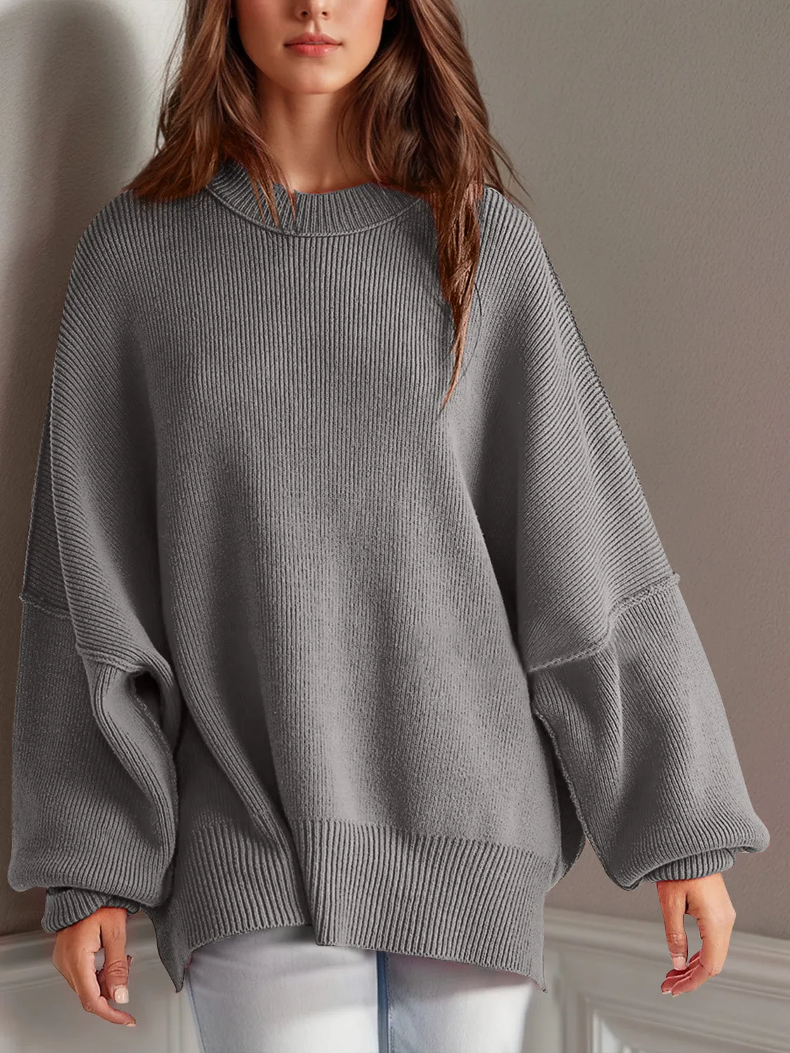 Side Slit Sweater