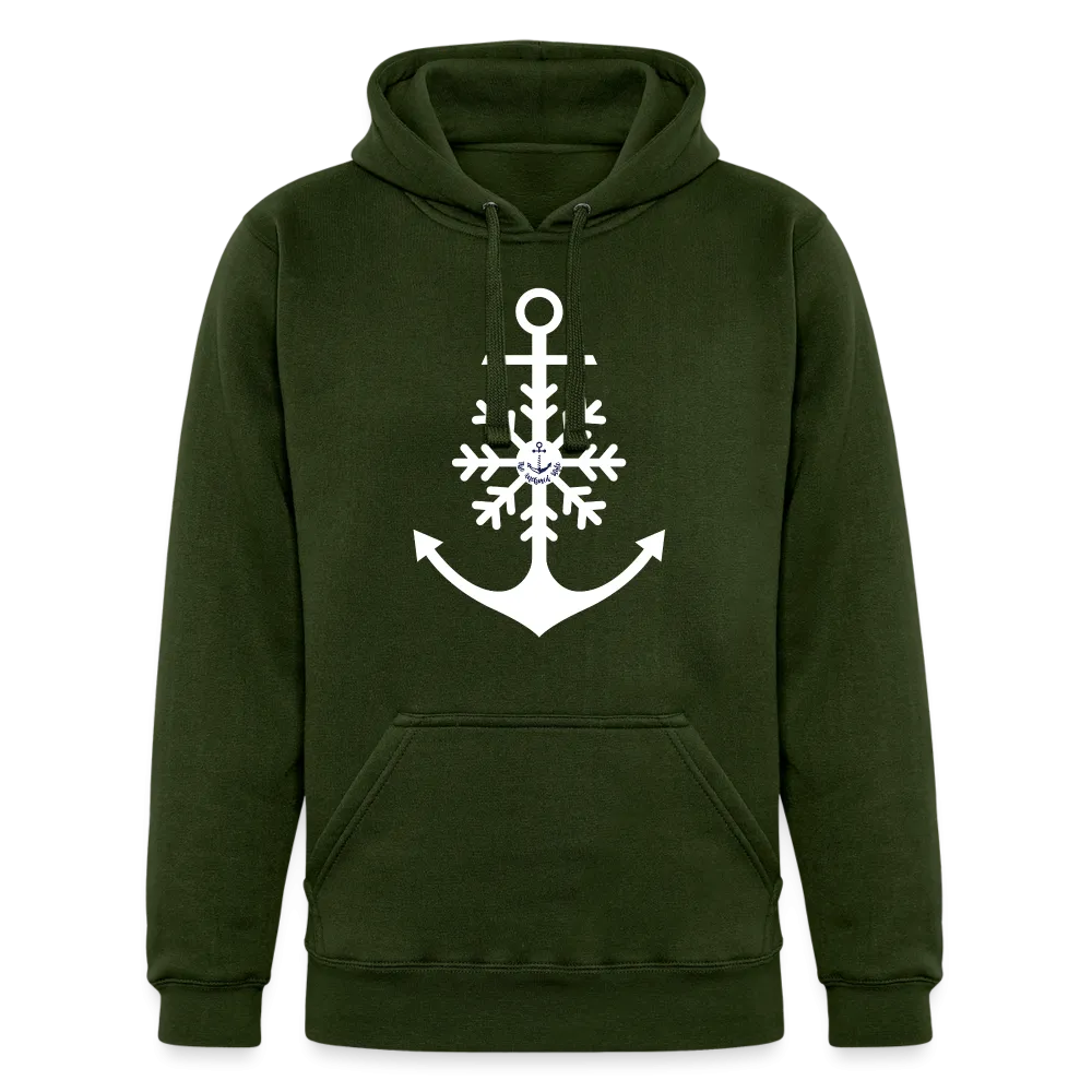 Snowflake Anchor Heavyweight Lake Hoodie, Unisex