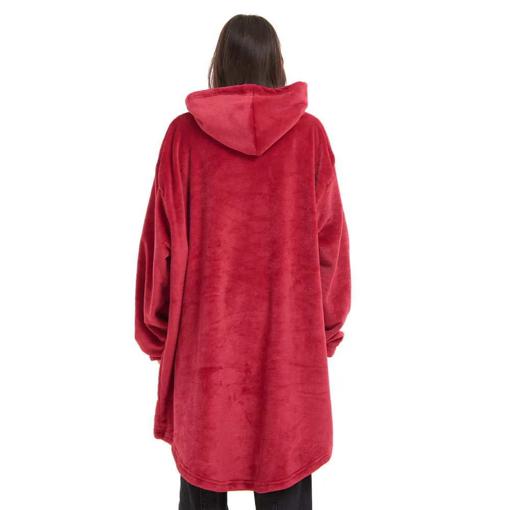 Snuggs Blanket Hoodie Red