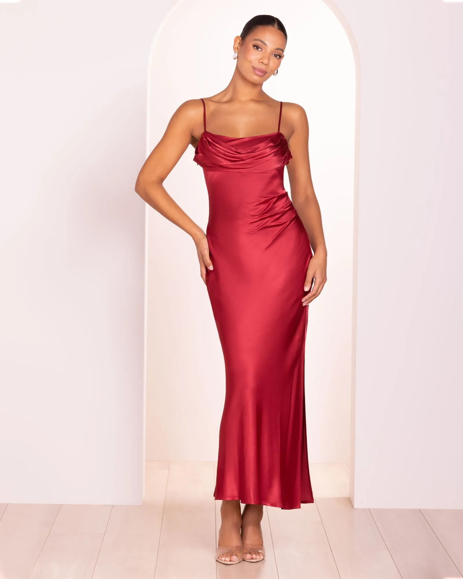 Sofia Satin Gown