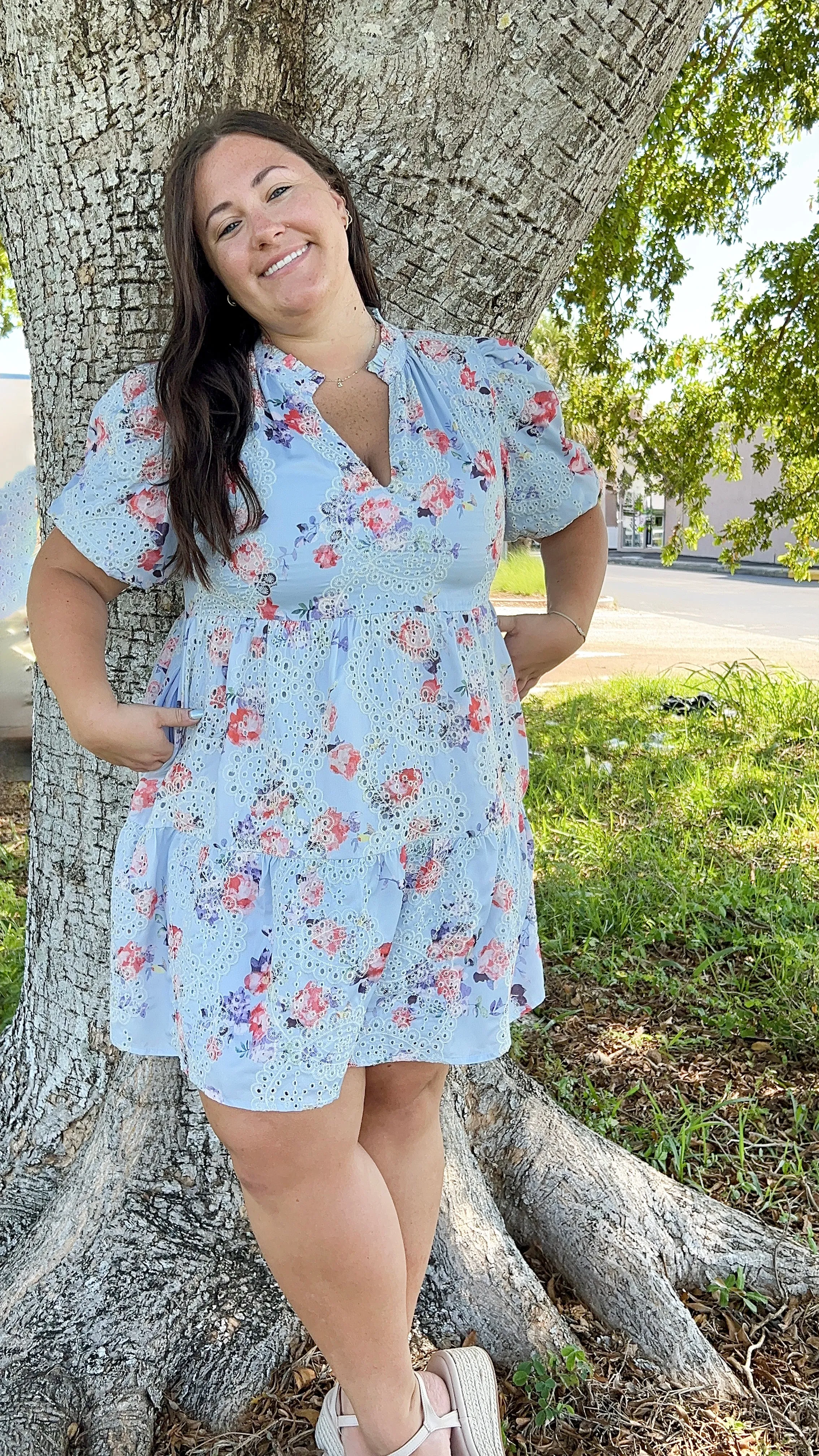 Sommerset Eyelet Mini Dress