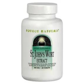 SOURCE NATURALS - St. John's Wort Extract 300 mg - 60 Capsules