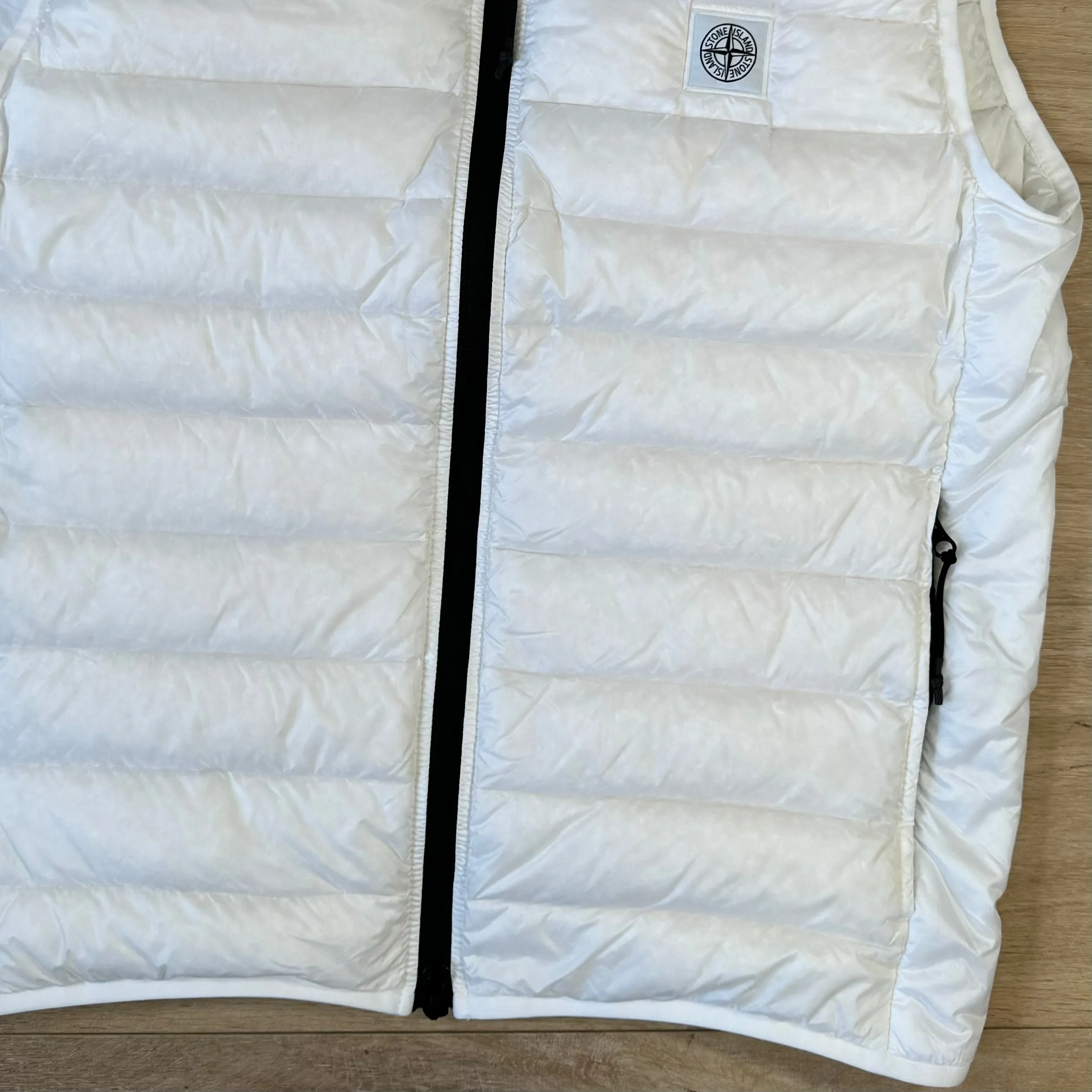 Stone Island Nylon Down-TC Gilet in White