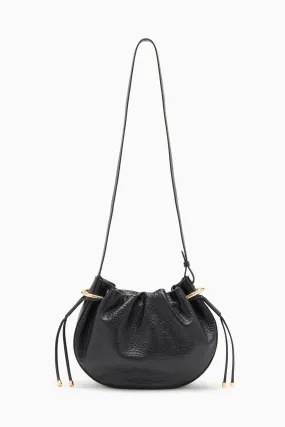 Tilda Ruched Crossbody - Noir