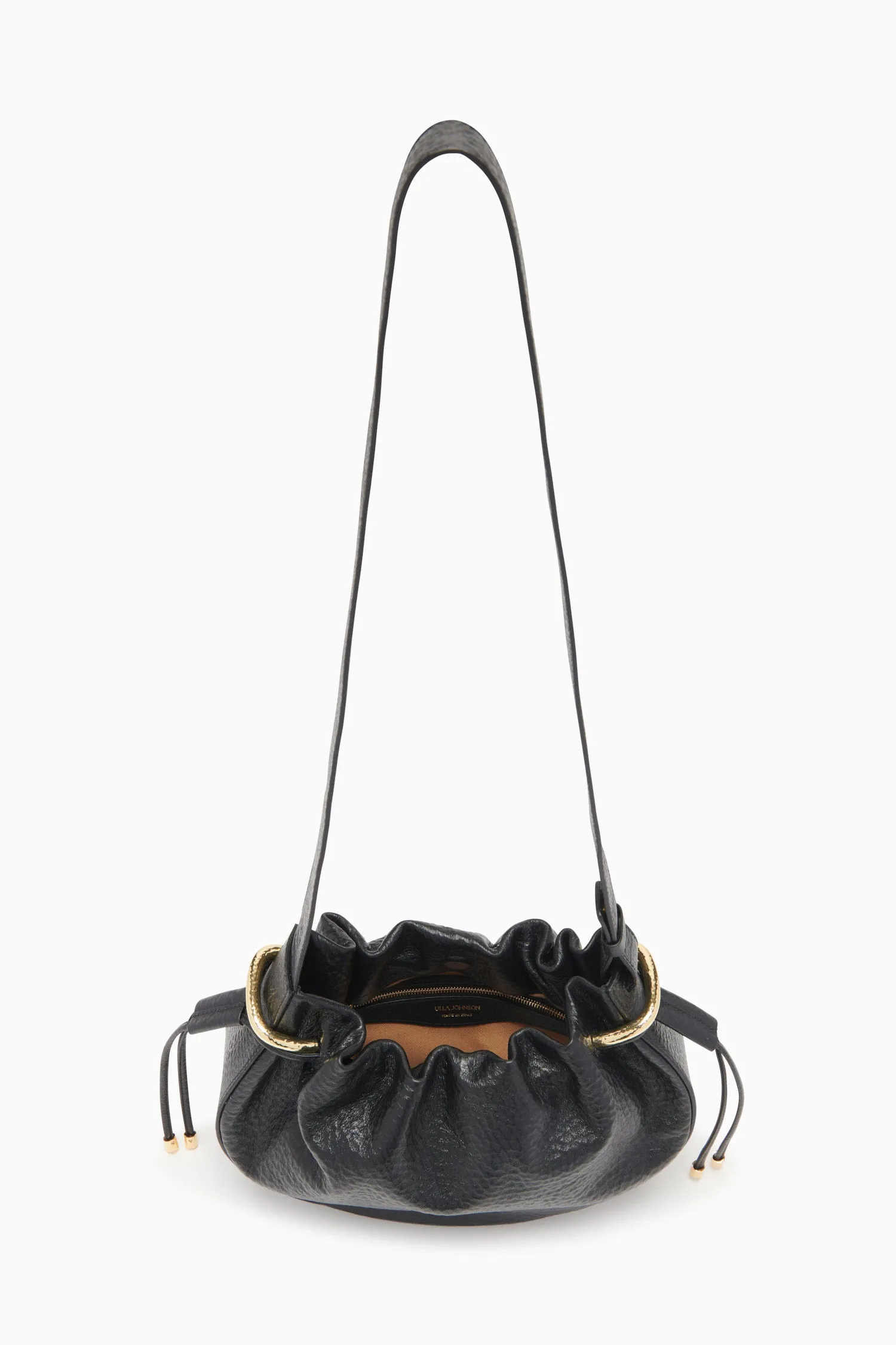 Tilda Ruched Crossbody - Noir