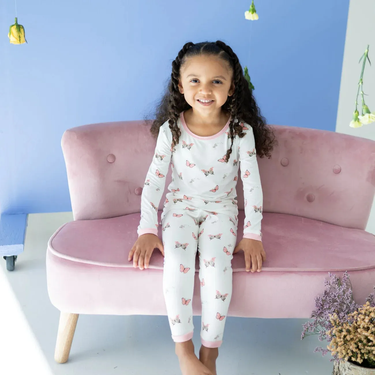 Toddler Pajama Set in Butterfly