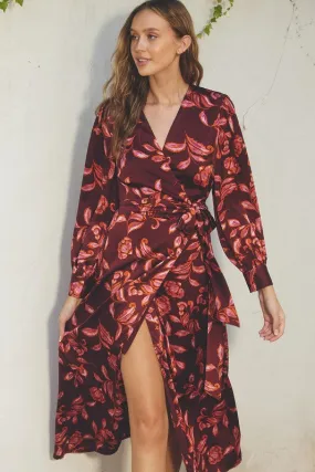 VALENTINA WRAP DRESS Sale No Returns