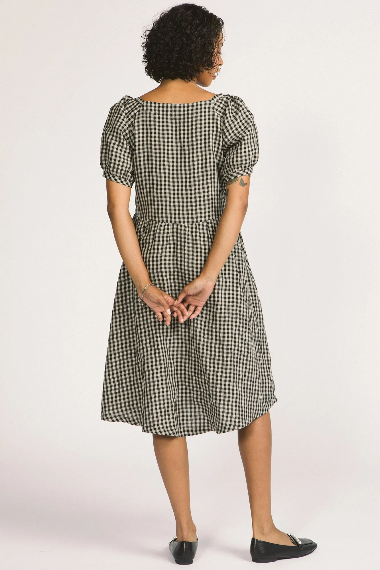 Verity Dress Black Gingham