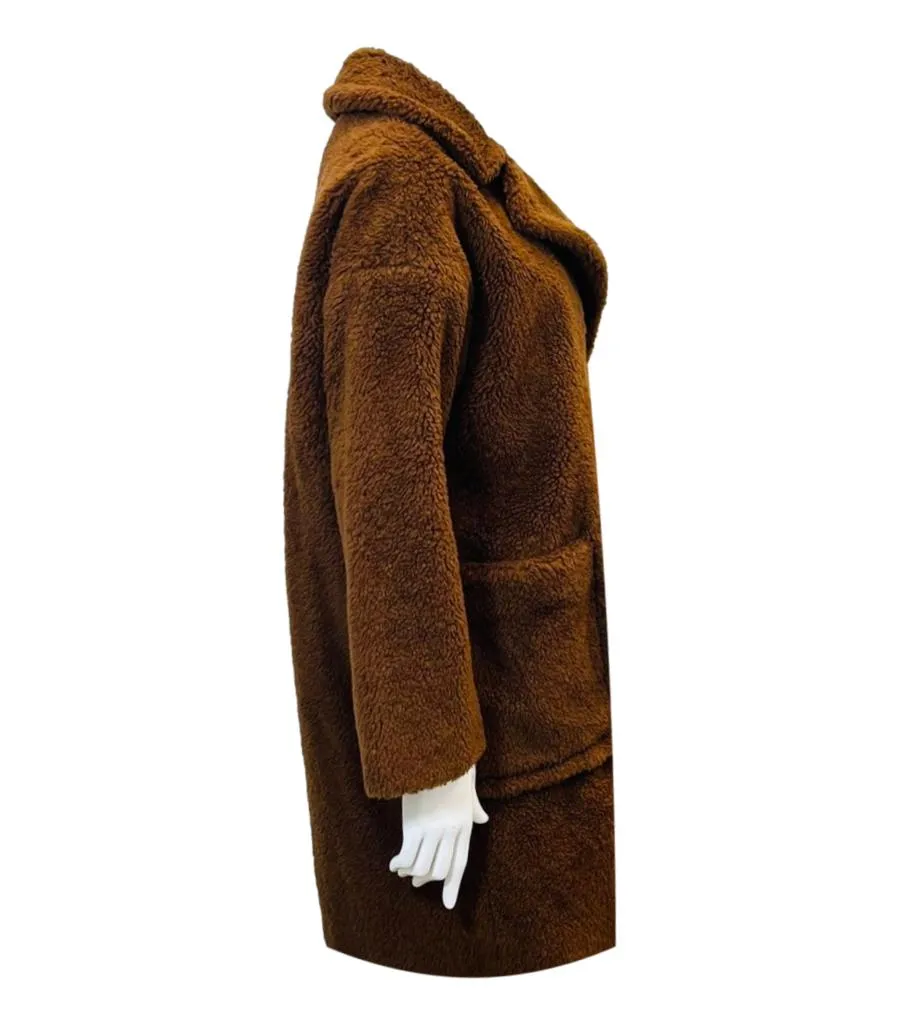 Weekend Max Mara Wool Blend Teddy Coat. Size 36FR