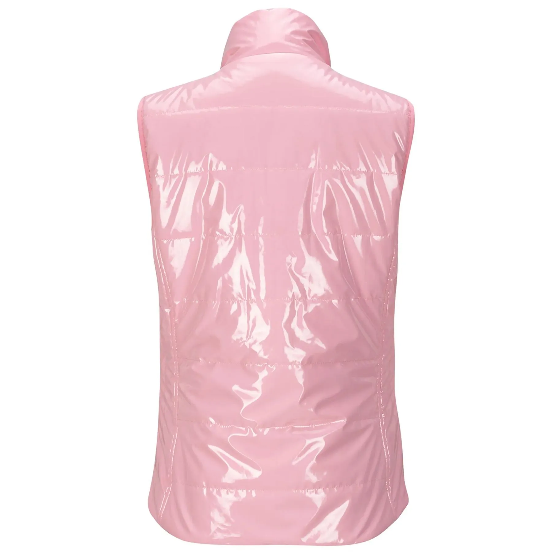 Womens The Wet Look Gilet Cotton Candy - SS24