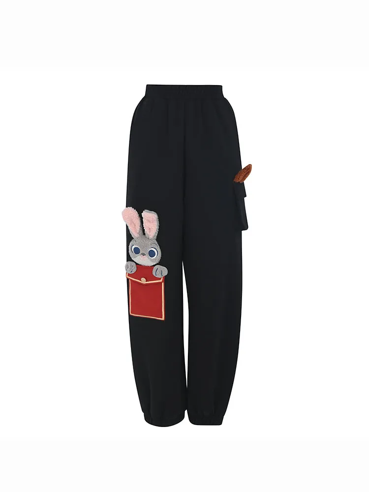 Zootopia High Waist Cargo Pants