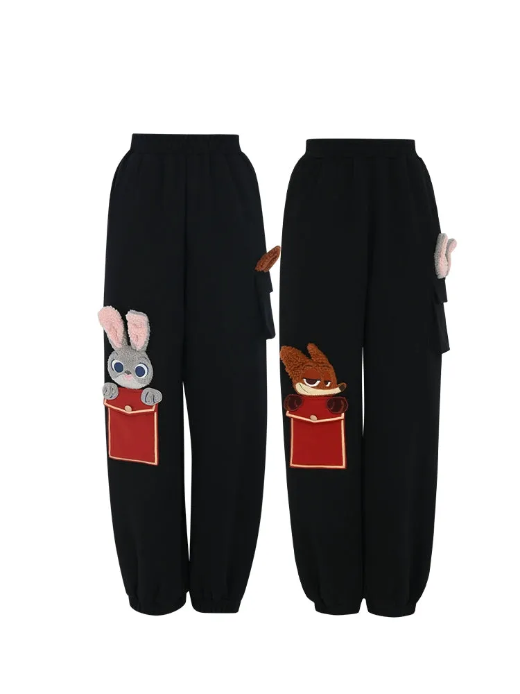 Zootopia High Waist Cargo Pants